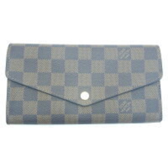 Louis Vuitton Portefeuille Sala Damier Ebene Brown long Wallet - Picture 1 of 9